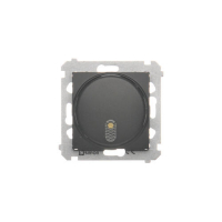 Dzwonek elektroniczny (moduł) 8&ndash;12 V~; czarny - DDT1.01/49 - KONTAKT SIMON