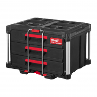 SKRZYNIA NARZĘDZIOWA Z TRZEMA SZUFLADAMI MILWAUKEE PACKOUT 3 DRAWER TOOL BOX - 4932472130 - MILWAUKEE