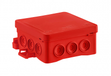 PUSZKA NATYNK 85X40X85 NS6 BEZHALOGENOWA IP54 UV CZERWONY FASTBOX&HOOK - 35346101 - SIMET