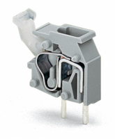 modularna złączka do płytek drukowanych przycisk 2,5 mm2, szara - 255-401 - WAGO