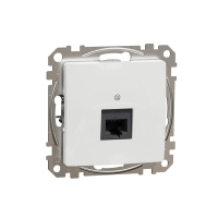GNIAZDO KOMPUTEROWE POJEDYNCZE RJ45 KAT.5E UTP BIAŁY SEDNA DESIGN - SDD111451 - SCHNEIDER ELECTRIC