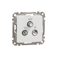 GNIAZDO ANTENOWE R/TV/SAT KOŃCOWE 4DB BIAŁE SEDNA DESIGN - SDD111481 - SCHNEIDER ELECTRIC