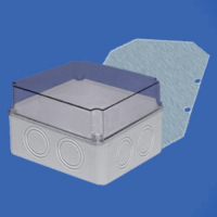 OBUDOWA HERMETYCZNA Z PŁYTĄ 108X108X76 OH-1B.3  - 29.17 - ZAKŁAD PRODUKCYJNO - HANDLOWY "ELEKTRO-PLAST" SPÓŁKA Z OGRANICZONĄ ODPOWIEDZIALNOŚCIĄ
