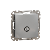 Gniazdo TV końcowe (4dB), srebrne aluminium Sedna Design - SDD113471 - SCHNEIDER ELECTRIC