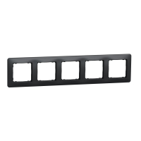 RAMKA PIĘCIOKROTNA CZARNY ANTRACYT SEDNA DESIGN - SDD314805 - SCHNEIDER ELECTRIC