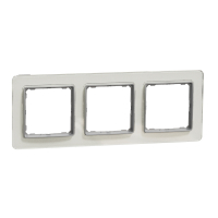 RAMKA POTRÓJNA SZKŁO KOLOR BIAŁY SEDNA ELEMENTS - SDD360803 - SCHNEIDER ELECTRIC