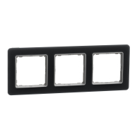 Ramka 3-krotna, szkło przydymione Sedna Elements - SDD362803 - SCHNEIDER ELECTRIC