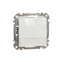 Sedna Design, Przycisk z etykietą i podświetleniem, biały - SDD111133L - SCHNEIDER ELECTRIC