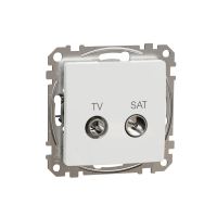 Sedna Design, Gniazdo TV/SAT końcowe (4dB), białe - SDD111471S - SCHNEIDER ELECTRIC