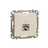 Sedna Design, Gniazdo komputerowe RJ45 kat.5e STP, beżowy - SDD112451S - SCHNEIDER ELECTRIC