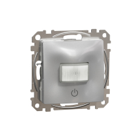 Sedna Design, Czujnik ruchu z łącznikiem, srebrne aluminium - SDD113504 - SCHNEIDER ELECTRIC
