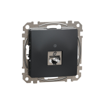 GNIAZDO KOMPUTEROWE POJEDYNCZE RJ45 KAT.5E STP CZARNY ANTRACYT SEDNA DESIGN - SDD114451S - SCHNEIDER ELECTRIC