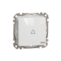 Sedna Design, Przycisk "dzwonek" IP44, biały - SDD211131 - SCHNEIDER ELECTRIC