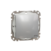 Sedna Design, Łącznik 1-biegunowy IP44, srebrne aluminium - SDD213101 - SCHNEIDER ELECTRIC