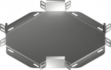 Czwórnik korytka CZKBJ150H50 1,00 mm - 151203 - BAKS