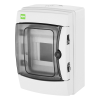 ROZDZIELNICA 1/4 (N+PE) IP65 DYMNA GALANT BOX - 1601-01 - ELEKTRO-PLAST NASIELSK