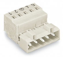 WTYK SPRĘŻYNOWY RASTER 5MM 5-TOROWY - 721-605/000-042 - WAGO
