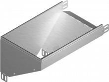 Kolanko redukcyjne lewe KRLBJ100H60 1,00 mm - 164101 - BAKS