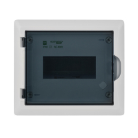 ROZDZIELNIA RP 1/8 (N+PE) L P 40 DRZWI TRANSPARENTNE DYMNE ECONOMIC BOX - 2512-01 - ELEKTRO-PLAST NASIELSK