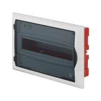 ROZDZIELNIA RP 1/12 (N+PE) IP 40 DRZWI TRANSPARENTNE DYMNE ECONOMIC BOX - 2513-01 - ELEKTRO-PLAST NASIELSK