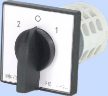 ŁĄCZNIK KRZYWKOWY W OBUDOWIE E25-72 ZMIANA ZASILANIA 2-0-1 IP-65 - 952571 - ELEKTROMET DZIERŻONIÓW