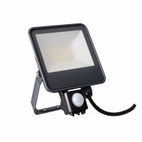 NAŚWIETLACZ LED 10W 1200LM 4000K IP44 Z CZUJNIKIEM RUCHU CZARNY IQ LED - 33885 - KANLUX