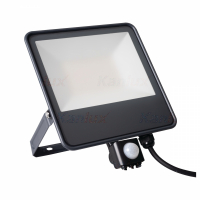 NAŚWIETLACZ LED 50W 6000LM 4000K IP44 Z CZUJNIKIEM RUCHU CZARNY IQ LED - 33888 - KANLUX