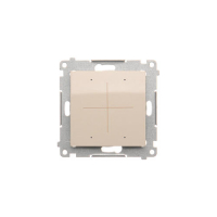 Kontroler przyciskowy - 30 akcji do obsługi innych sterowników, sterowany smartfonem [WiFi]; 230V (moduł); kremowy - DEK1W.01/41 - KONTAKT SIMON