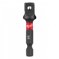 ADAPTER NASADEK UDAROWYCH MILWAUKEE 1/4" HEX - 3/8" KWADRAT - 4932478054 - MILWAUKEE