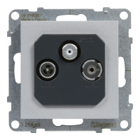 GNIAZDO TV-R-SAT ZAKOŃCZENIOWE 10 DB ALUMINIUM SUNO - 721369 - LEGRAND