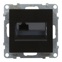 GNIAZDO KOMPUTEROWE RJ45 KAT 6 UTP CZARNY SUNO - 721452 - LEGRAND