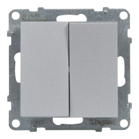 ŁĄCZNIK ŚWIECZNIKOWY - 10 AX - 250 V~ - ZACISKI AUTOMATYCZNE ALUMINIUM SUNO - 721305 - LEGRAND