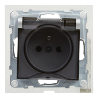 GNIAZDO 2P+Z IP44 - 16 A - 250 V~ - ZACISKI AUTOMATYCZNE - Z PRZESŁONĄ   ALUMINIUM SUNO - 721386 - LEGRAND