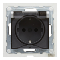 GNIAZDO SCHUKO 2P+Z- 16 A - 250 V~ - Z PRZESŁONĄ IP44 - ZACISKI AUTOMATYCZNE  ALUMINIUM SUNO - 721323 - LEGRAND