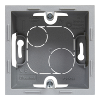 POJEDYNCZA PUSZKA NATYNKOWA  ALUMINIUM SUNO - 721394 - LEGRAND