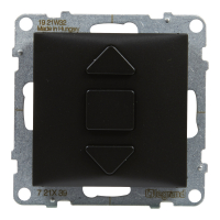 ŁĄCZNIK ROLET 3 POZYCYJNY 6 AX 250V ZACISKI AUTOMATYCZNE CZARNY SUNO - 721439 - LEGRAND