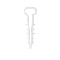 UCHWYT SZYBKIEGO MONTAŻU PŁASKI USMP-2 2X2,5MM BIAŁY /100SZT/ - 16.1 - ELEKTROPLAST OPATÓWEK