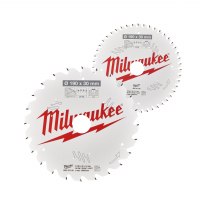 ZESTAW TARCZ MILWAUKEE 190 X 30 MM TWIN PACK 24 I 48 ZĘBY 2 SZT. - 4932479574 - MILWAUKEE