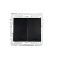 Łącznik dwugrupowy świecznikowy z LED LOGI 02-1120-142 cm   - 33623 - KANLUX