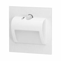 DRACO LED NEW 1,5W, oprawa schodowa podtynkowa, 12VDC, 30lm, 4000K, biała, czujnik ruchu i zmierzchu - AD-OS-6164LR4/W - ORNO