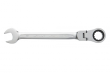 KLUCZ PŁASKO-OCZKOWY 14 MM Z GRZECHOTKĄ 72 ZĘBY I PRZEGUBEM - HT1R054 - HOGERT