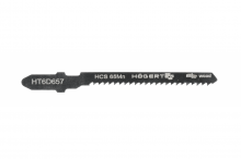Brzeszczot do wyrzynarki do cięcia krzywoliniowego drewna, 12TPI, 76 mm, 5 szt. - HT6D657 - HOGERT