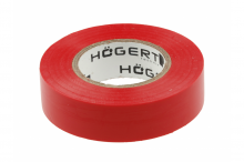 Taśma izolacyjna 0.13x19mm x 20m, czerwona - HT1P282 - HOGERT