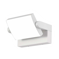17W Lampa ścienna LED / Barwa:3000K / Obudowa: Biała / Kwadratowa - 2934 - V-TAC