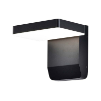 17W Lampa ścienna LED / Barwa:4000K / Obudowa: Czarna / Kwadratowa - 2945 - V-TAC