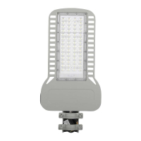  150W Lampa uliczna LED Slim / Chip SAMSUNG / Barwa:6400K / Wydajność: 135lm/w - 21963 - V-TAC