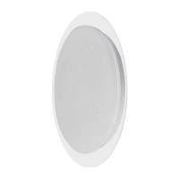 20W/40W/20W Dekoracyjny plafon LED / Barwa: 3w1 / Ściemniany / Klosz z efektem gwiazdki - 2114741 - V-TAC