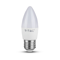 4.5W Żarówka LED C35 / Barwa:6500K / Trzonek: E27 - 2143441 - V-TAC