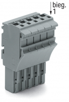 1-przewodowe gniazdo Push-in CAGE CLAMP&reg;, szara - 2022-115 - WAGO