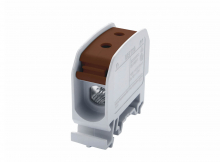 ZŁĄCZKA SZYNOWA GWINTOWA STB 16 AL/CU 87110 SIMBLOCK BRĄZOWY - 81000015 - SIMET